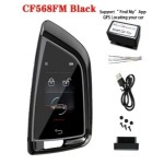 CF568 Style Modified Universal Smart Remote Car Key LCD Keyless Entry Black/Silver